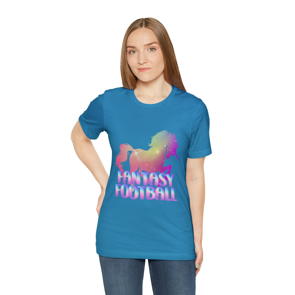 Fantasy Football Pink Shirt | Unicorn Fantasy Football Unisex T-Shirt