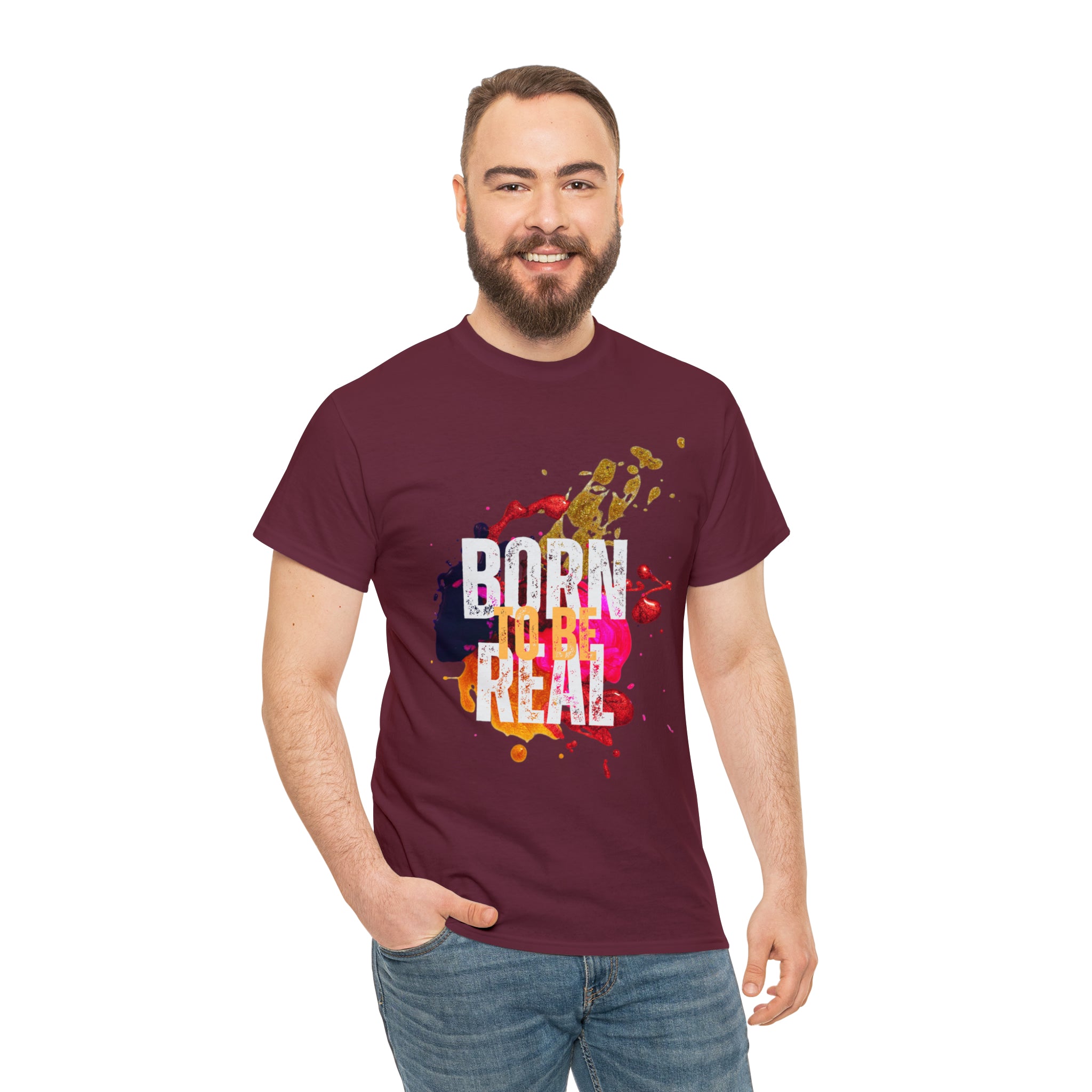 Born To Be Real  | Genuine Spirit Unisex Statement Tee