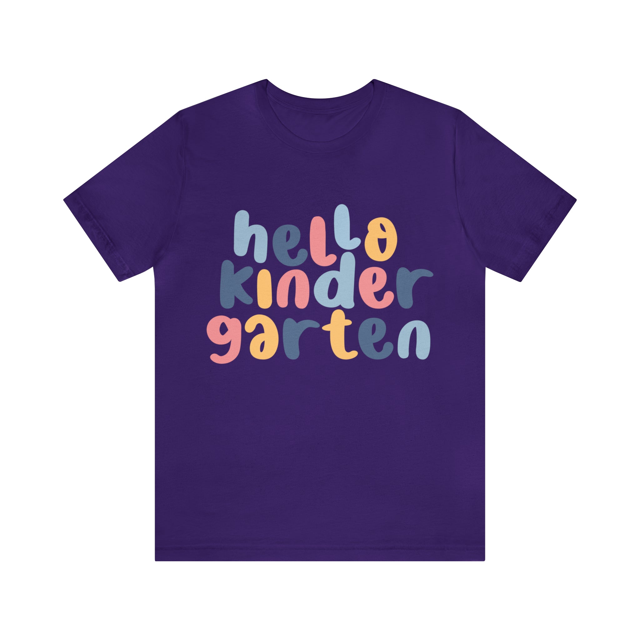 Hello Kindergarten School Shirt | First day of School Unisex T-Shirt