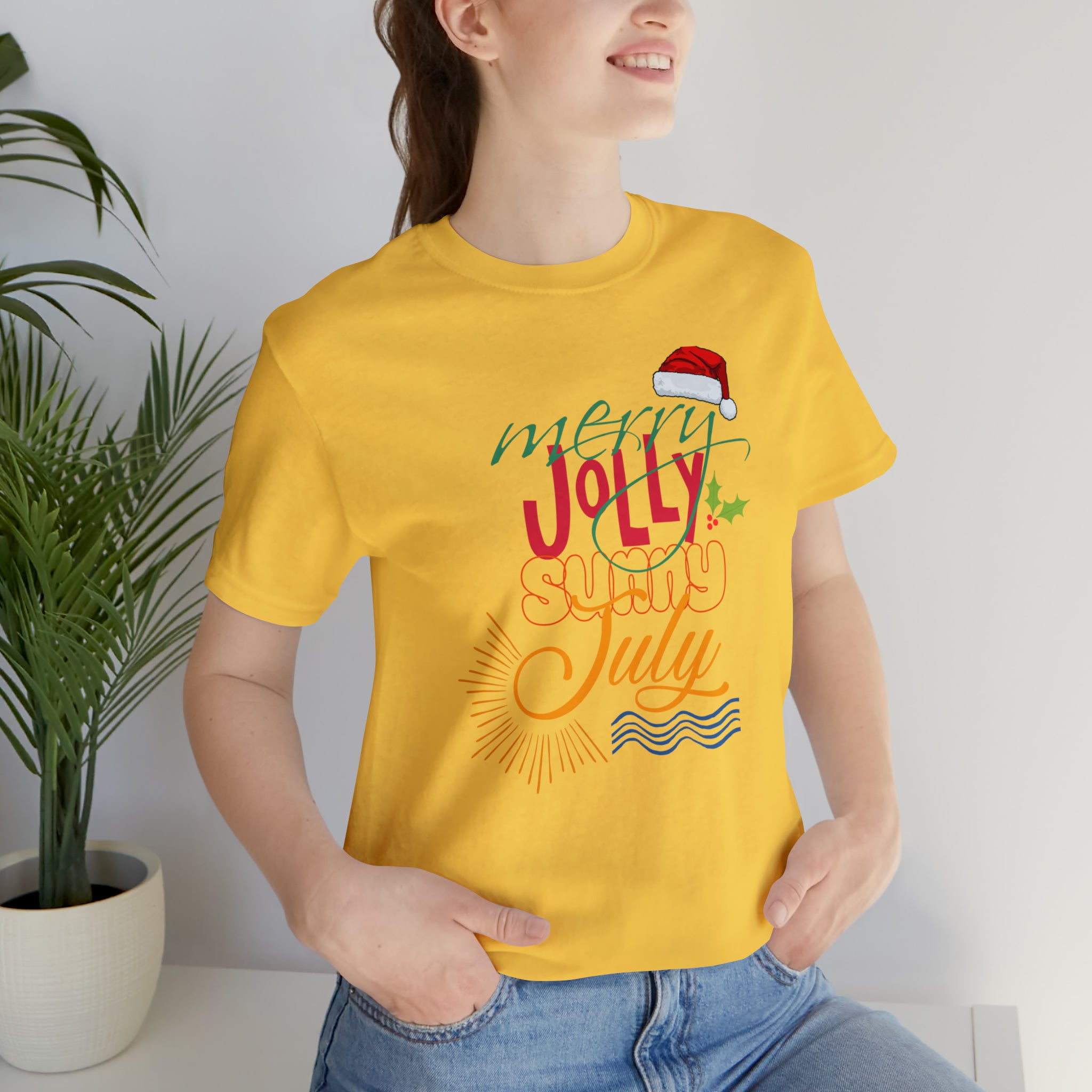 Merry Sunny July Shirt | Christmas in July Statement T-Shirt