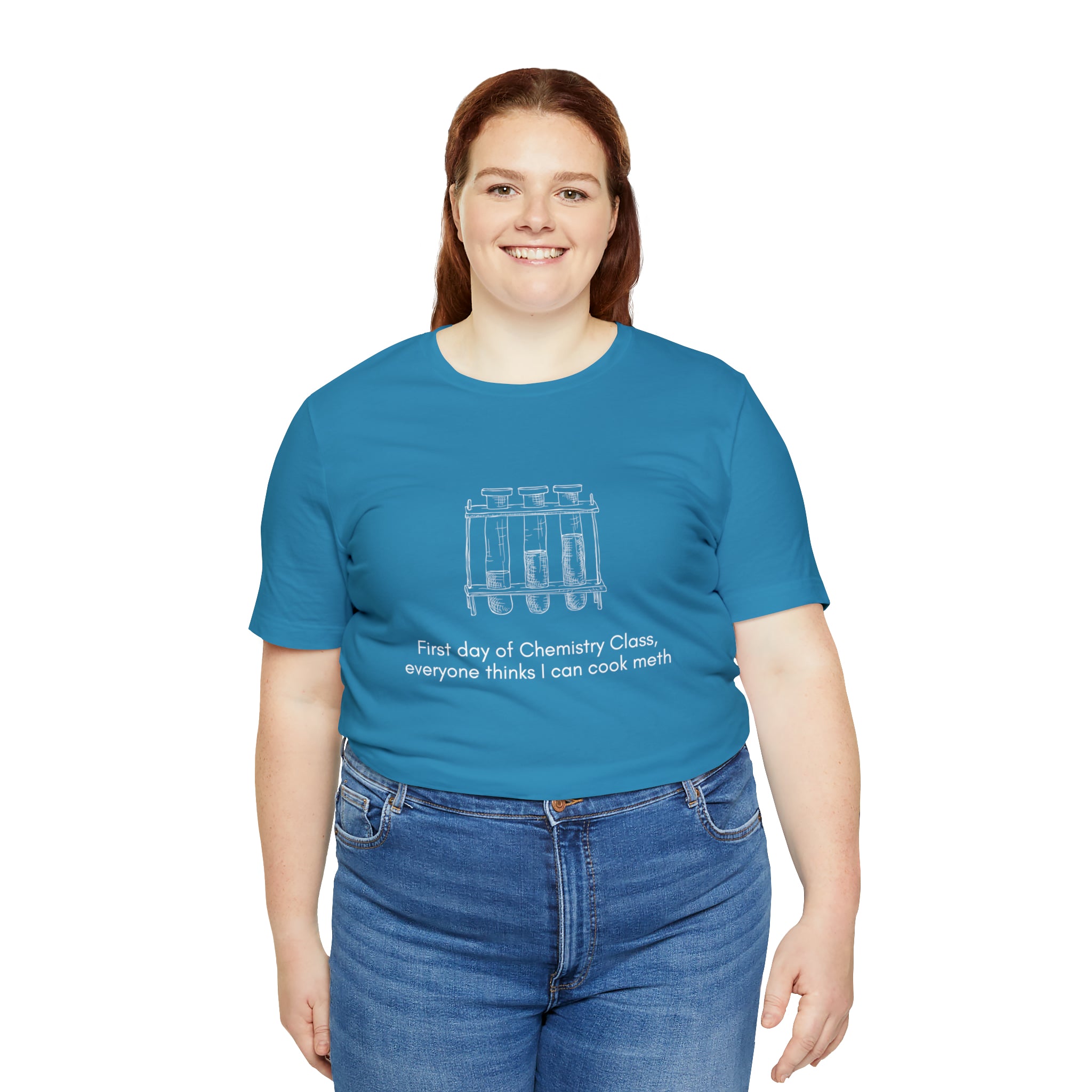 First Day of Chemistry Shirt | Funny Meth Chemistry Unisex T-Shirt