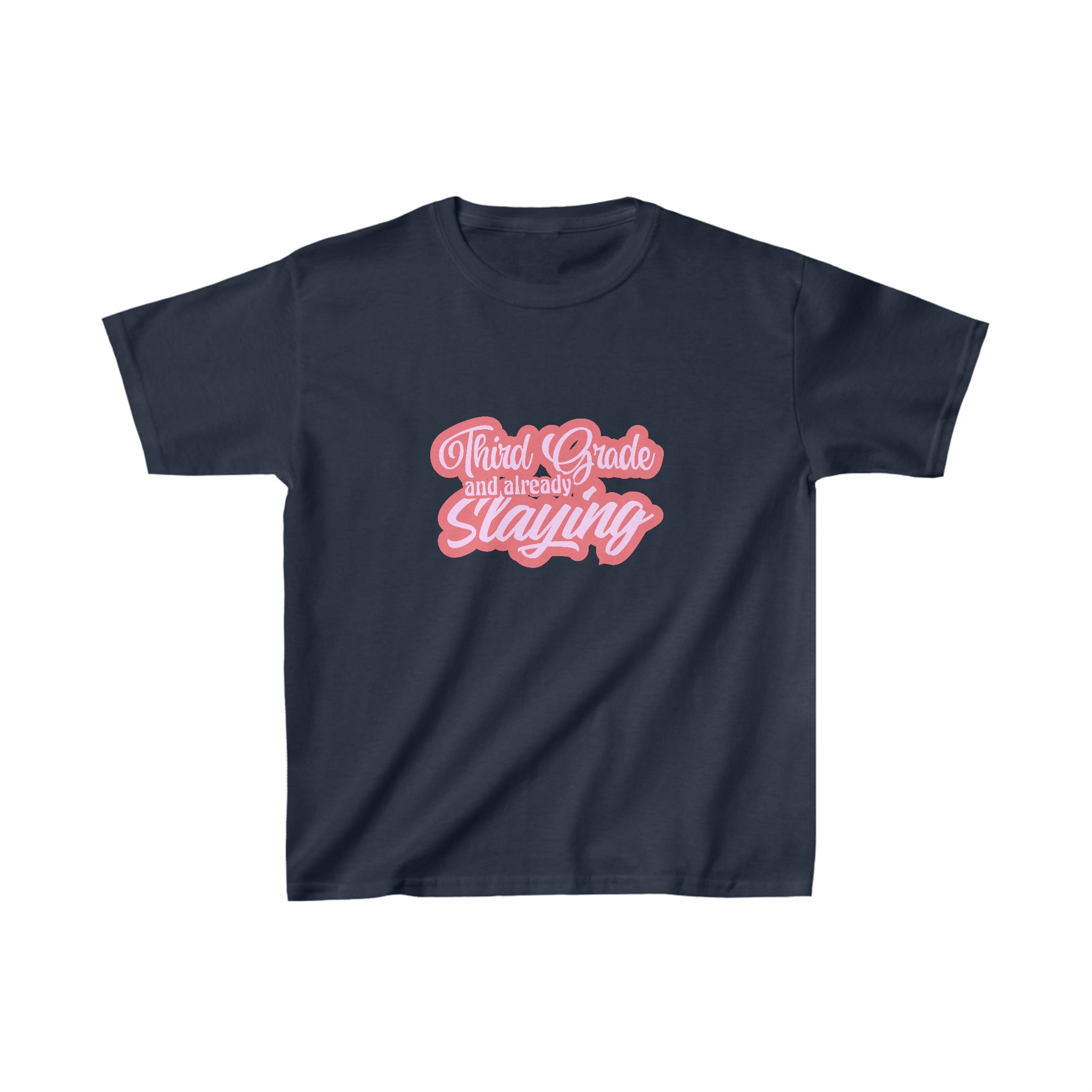 Slaying in Third Grade Shirt | School Kids Heavy Cotton™ Tee