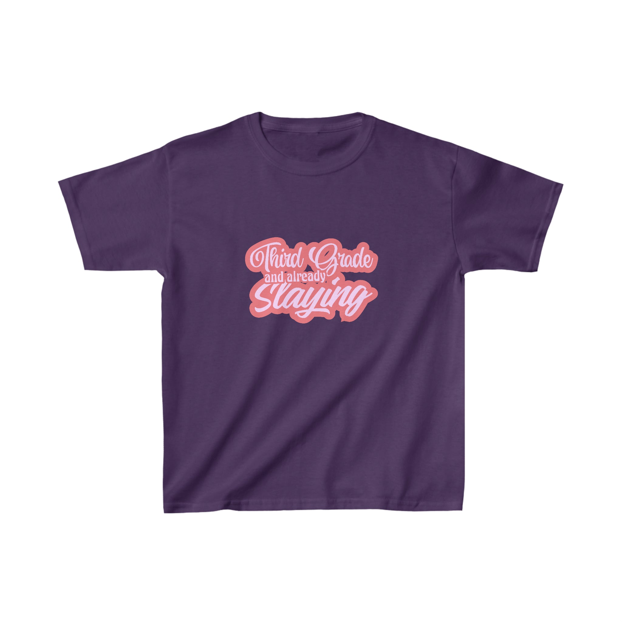 Slaying in Third Grade Shirt | School Kids Heavy Cotton™ Tee