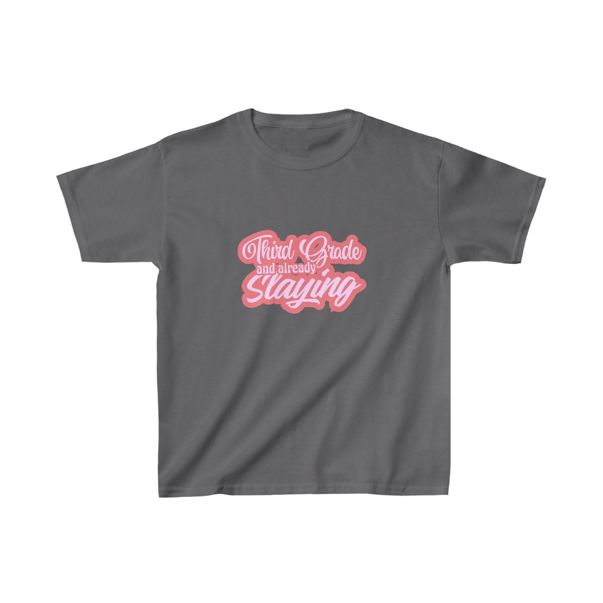 Slaying in Third Grade Shirt | School Kids Heavy Cotton™ Tee