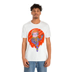 Space Cat Unisex T-Shirt | Telescope Galaxy Stars Cat Lady Shirt