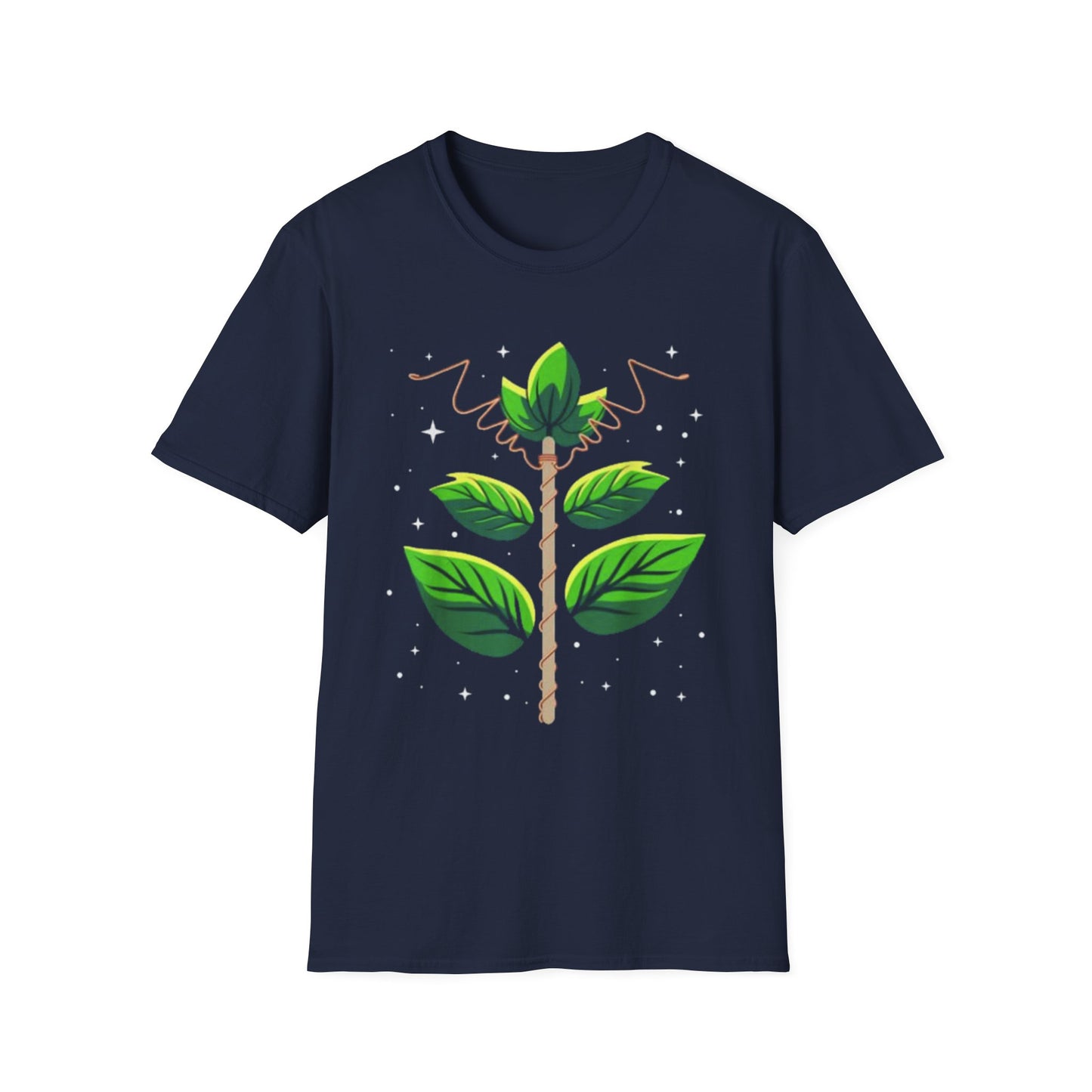 Electroculture Copper Seedling T-Shirt — Whimsical Plant Growth Graphic Tee