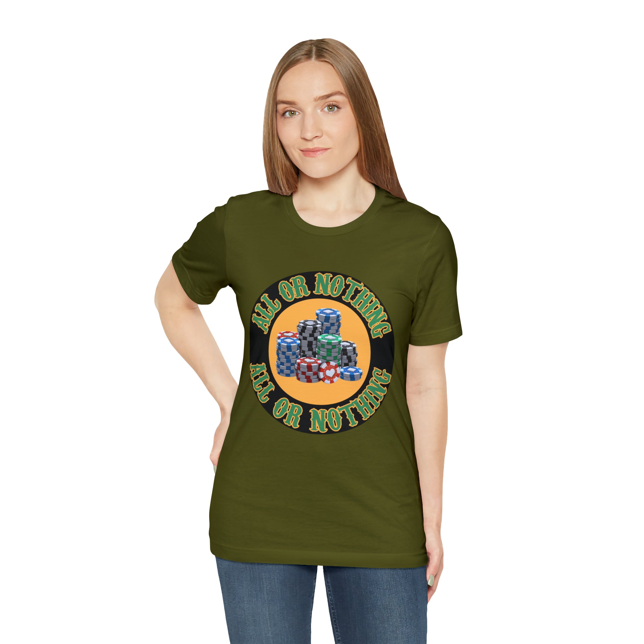 All or Nothing Day Shirt | Poker Casino Unisex T-Shirt
