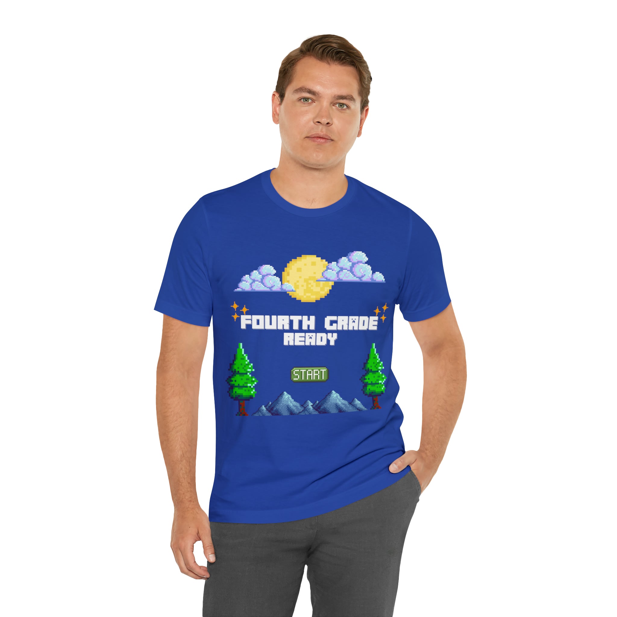 Fourth Grade Ready Pixel Shirt | Minecraft Unisex T-Shirt