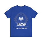 Cancer Zodiac Big Dick Energy Shirt | Zodiac Sign Statement T-Shirt