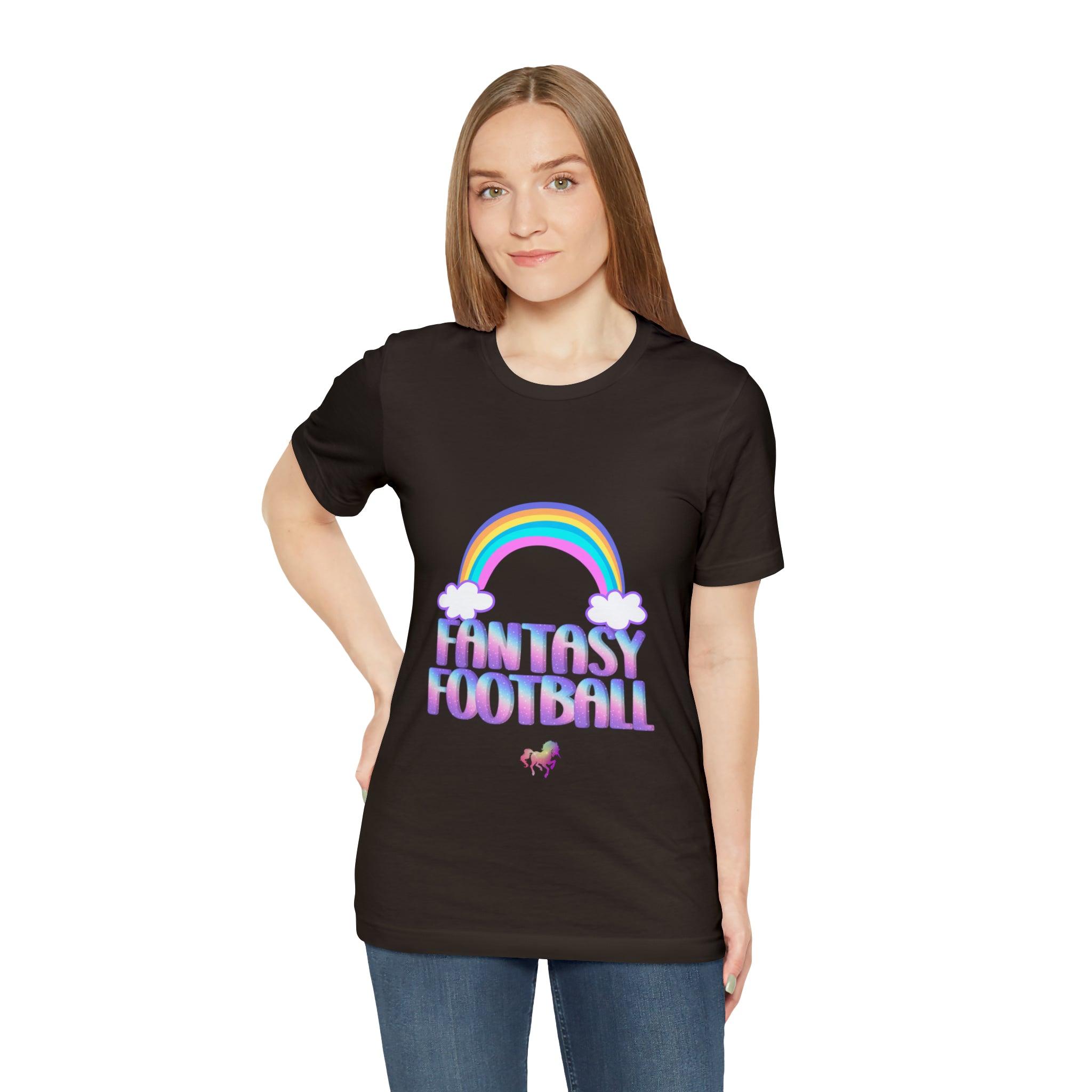 Cute Fantasy Football Shirt | Pink Cute Fantasy Football Unisex T-Shirt