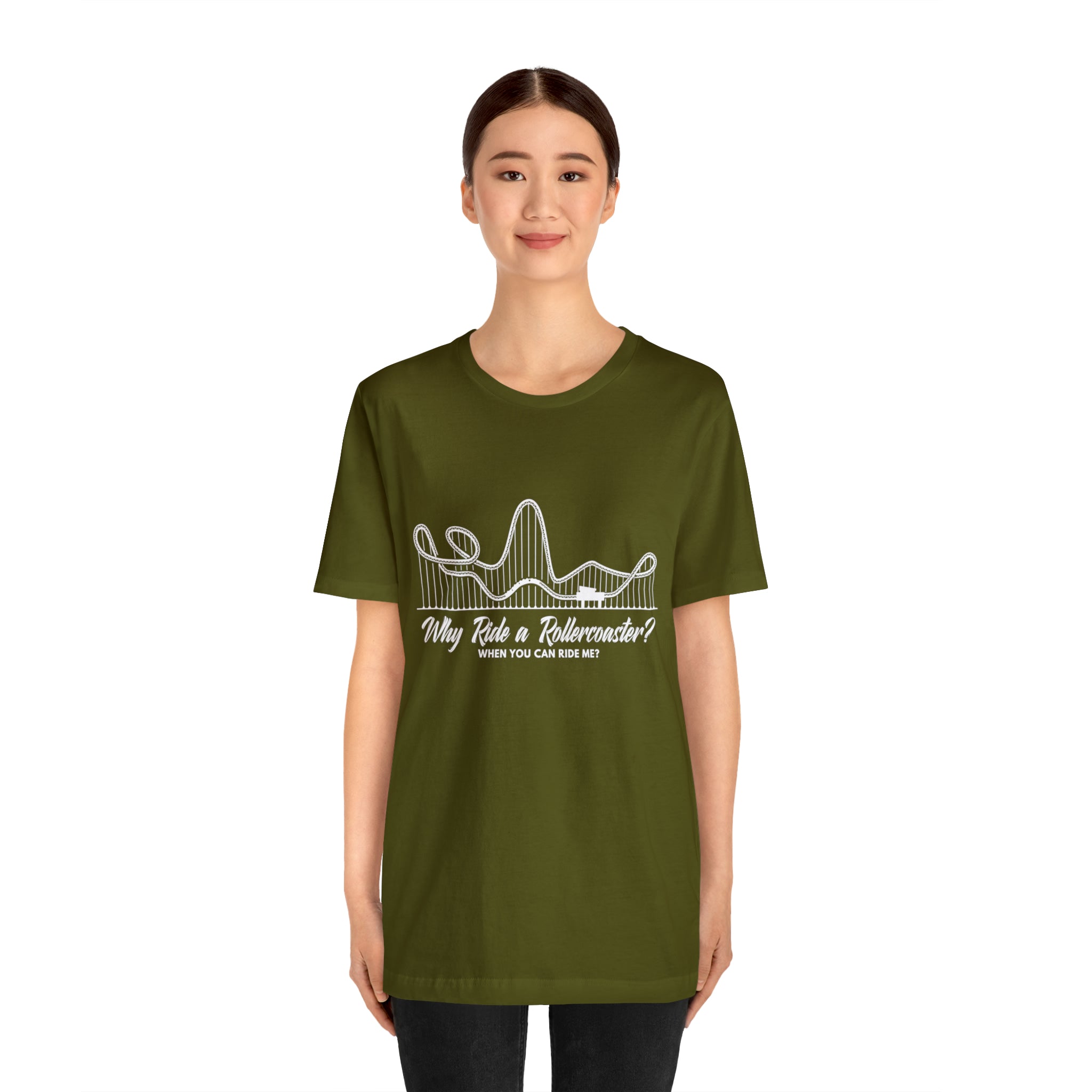 Dirty Rollercoaster Joke Shirt | Why Ride a Rollercoaster When You Can Ride Me T-Shirt