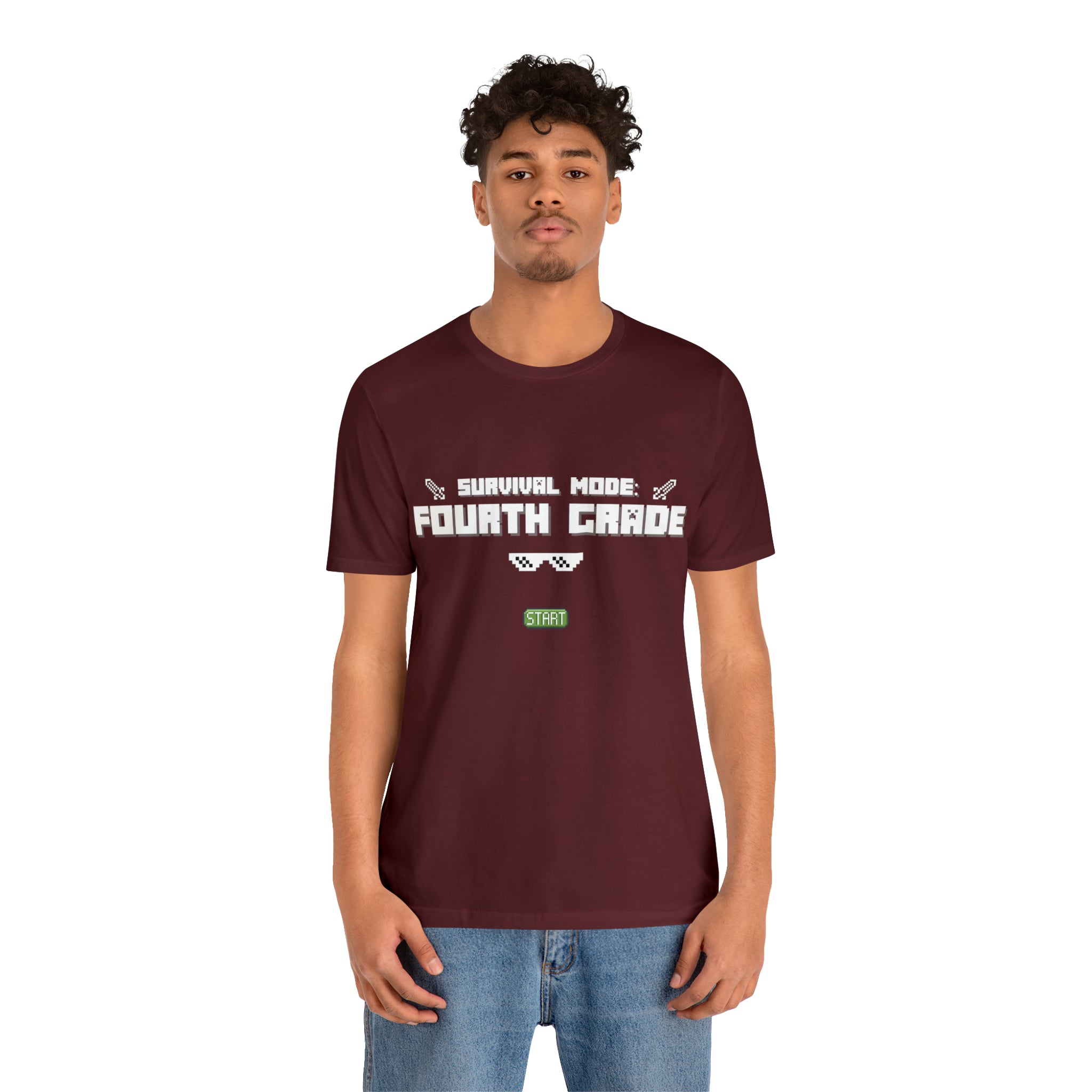 Fourth Grade Survival Mode | Minecraft Unisex T-Shirt