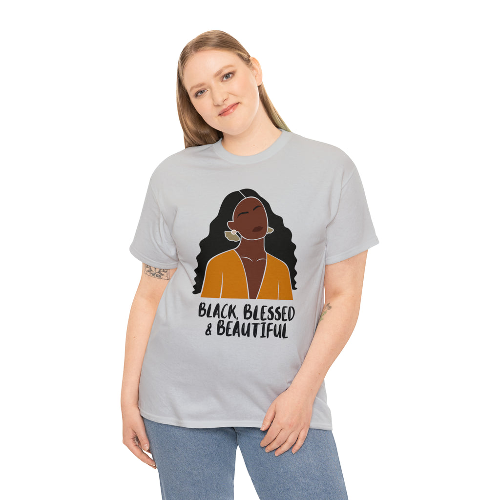 Black, Blessed & Beautiful Shirt | Empowered & Beautiful Cotton T-shirt