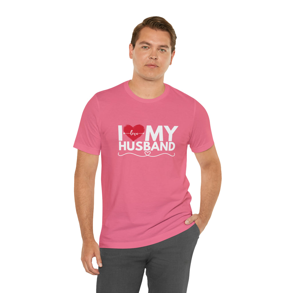 I Love My Husband Shirt | Couple Love T-Shirt, Pair Husband Wife Matching Shirt
