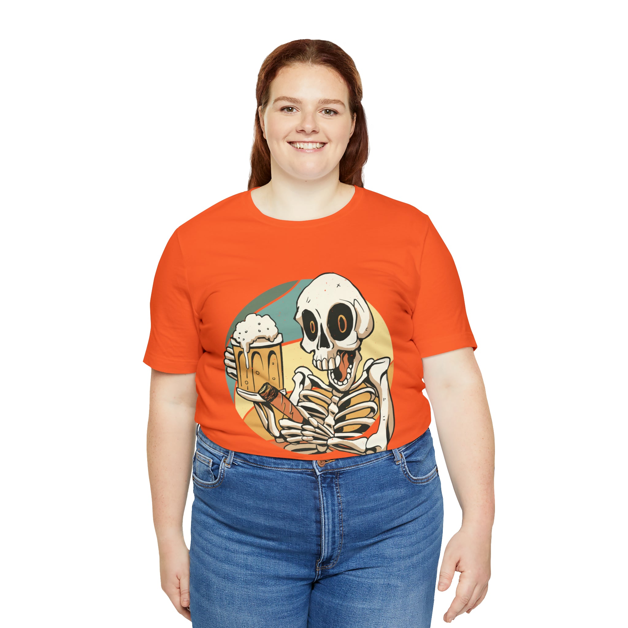 Skeleton Beer Shirt | Drink Beer Unisex T-Shirt