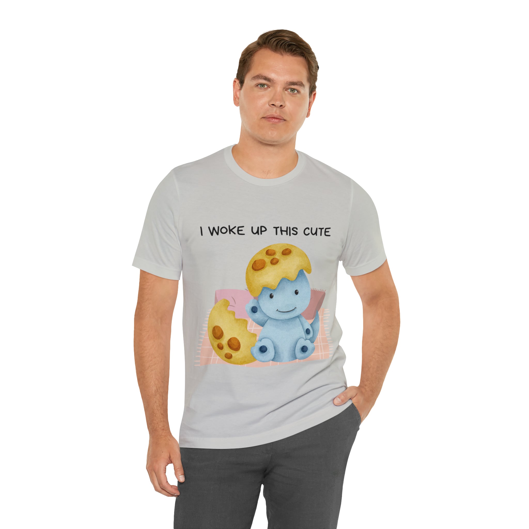I Woke Up This Cute Shirt | Baby Dino Collection Unisex T-Shirt
