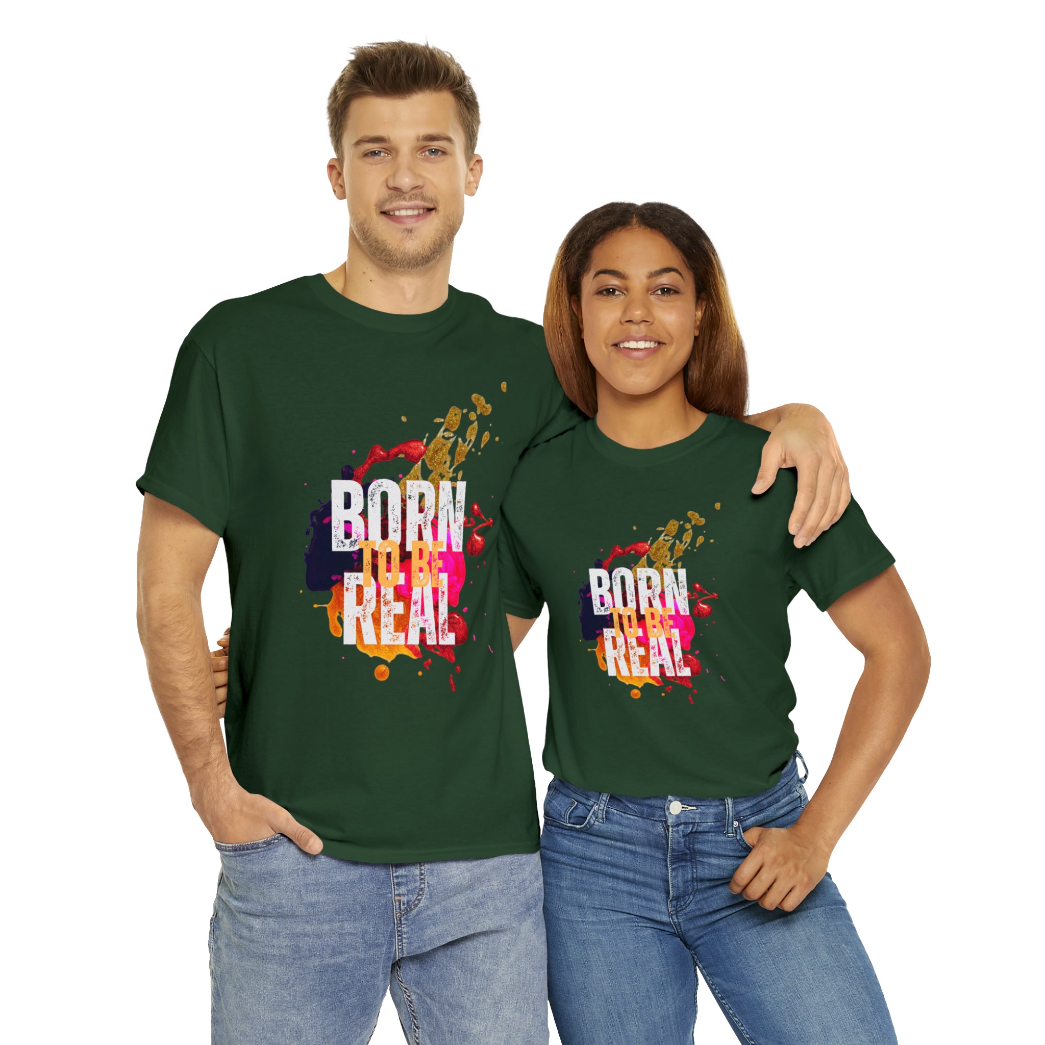 Born To Be Real  | Genuine Spirit Unisex Statement Tee