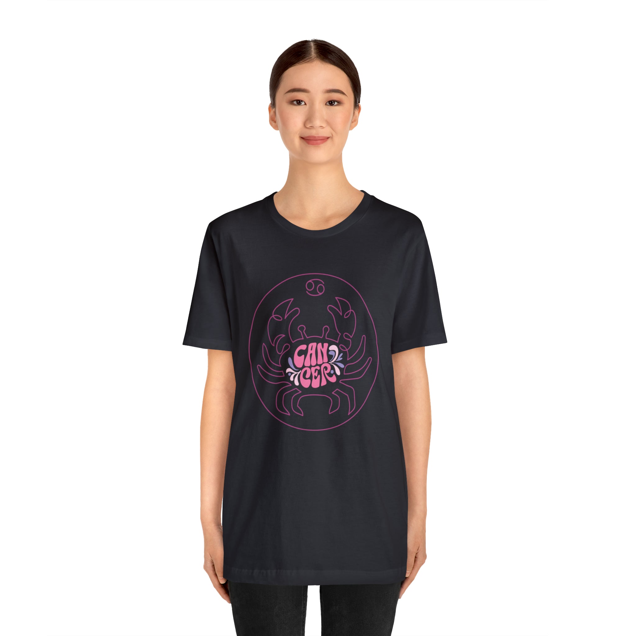 Cancer Crab Zodiac Graphics Shirt | Zodiac Sign Statement T-Shirt
