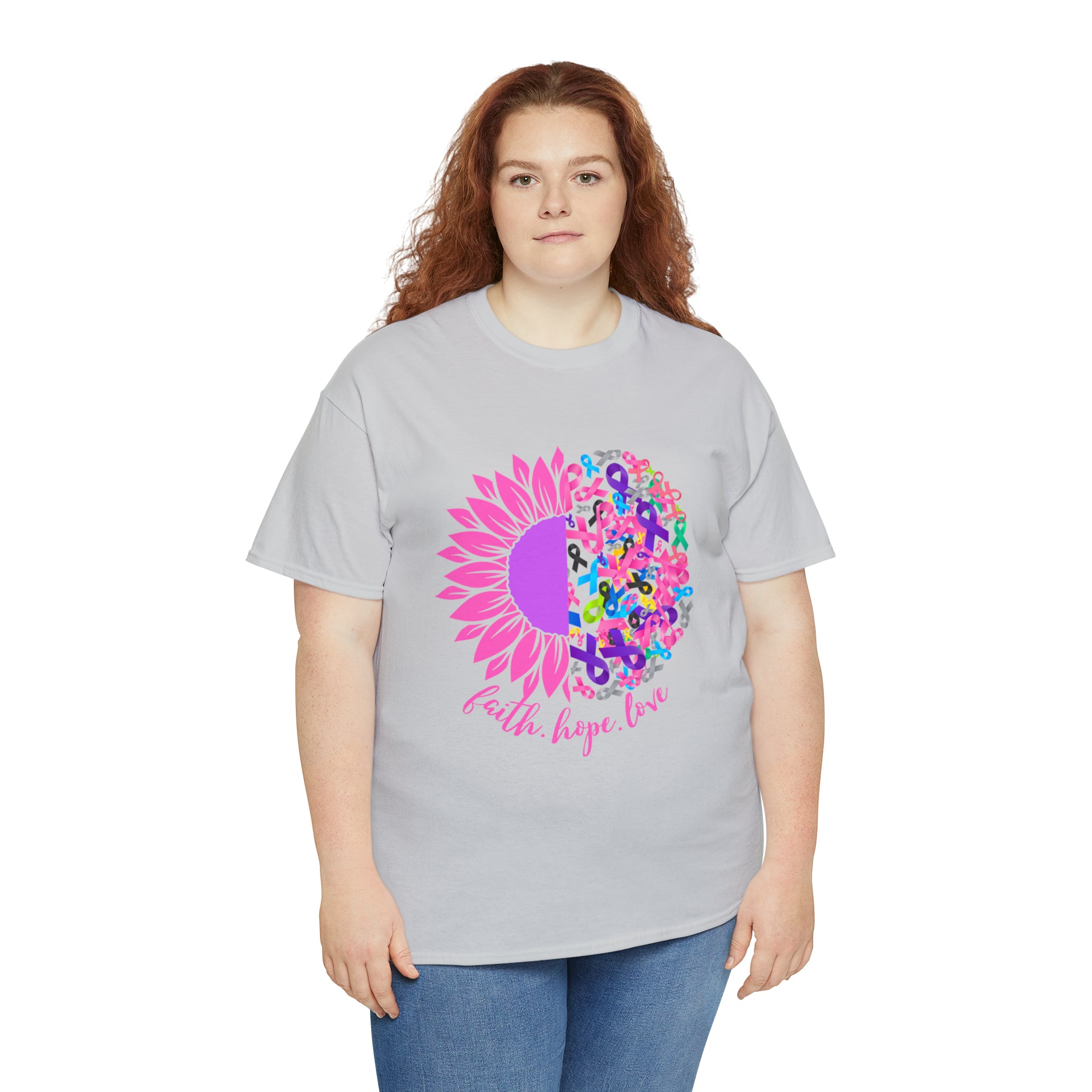 Faith Hope Love Shirt | Cancer Warrior Support Unisex T-Shirt