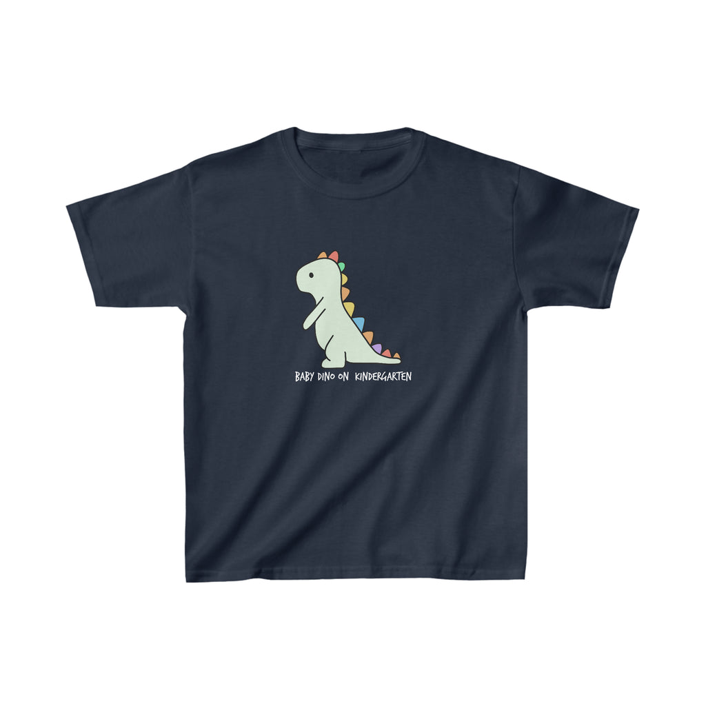 Baby Dinosaur in School | Kindergarten School Kids Heavy Cotton™ Tee