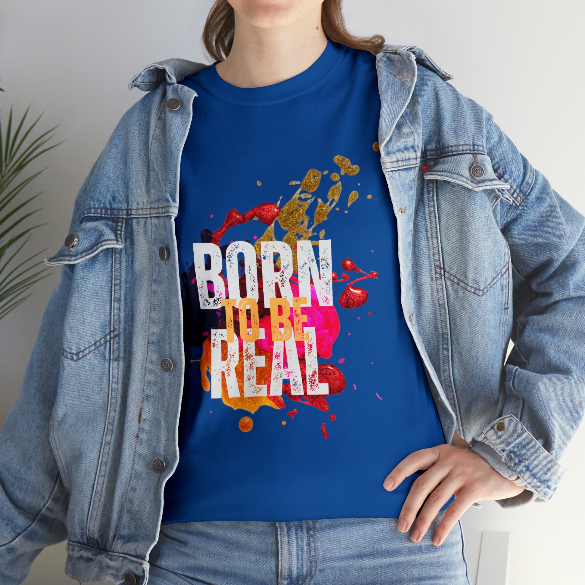 Born To Be Real  | Genuine Spirit Unisex Statement Tee