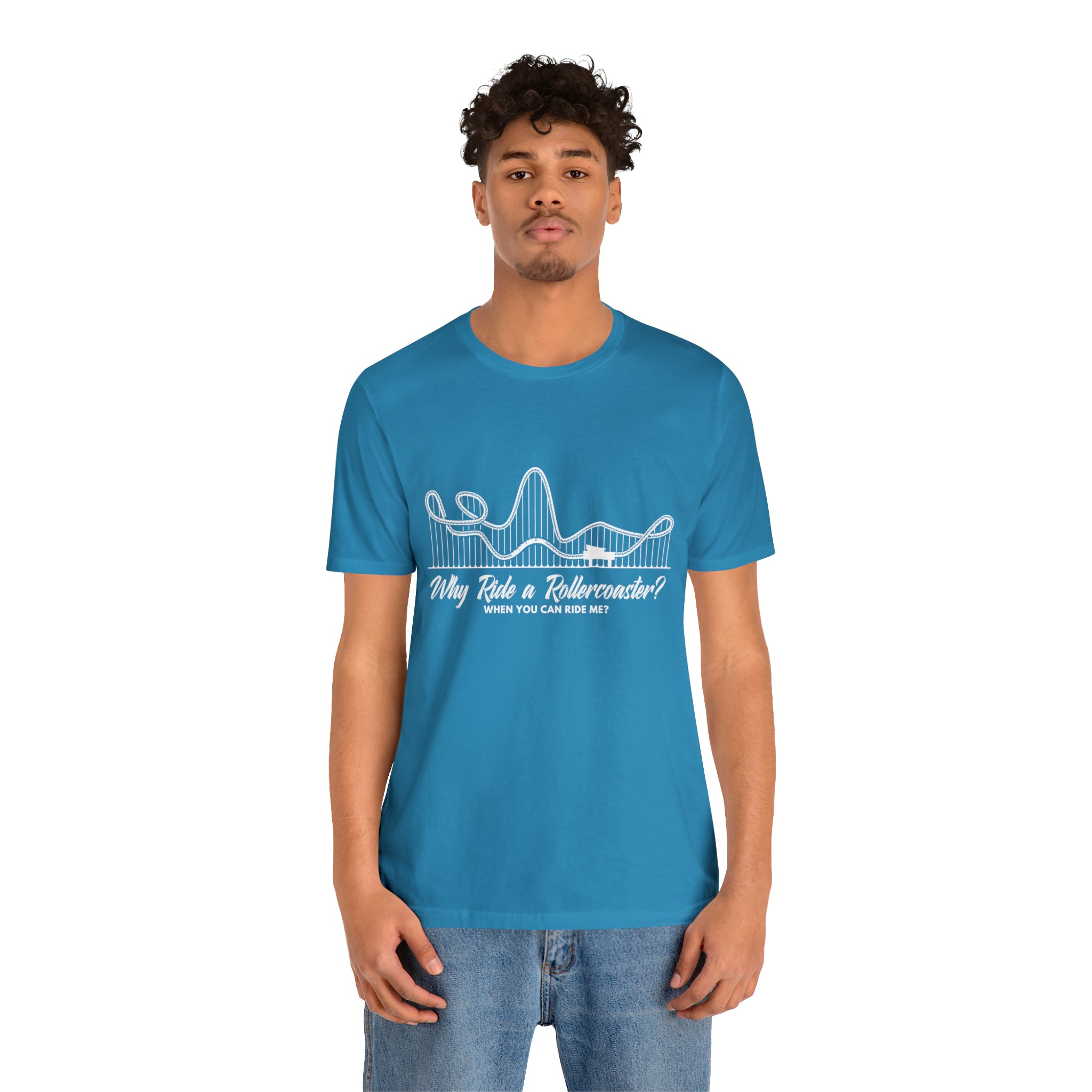 Dirty Rollercoaster Joke Shirt | Why Ride a Rollercoaster When You Can Ride Me T-Shirt