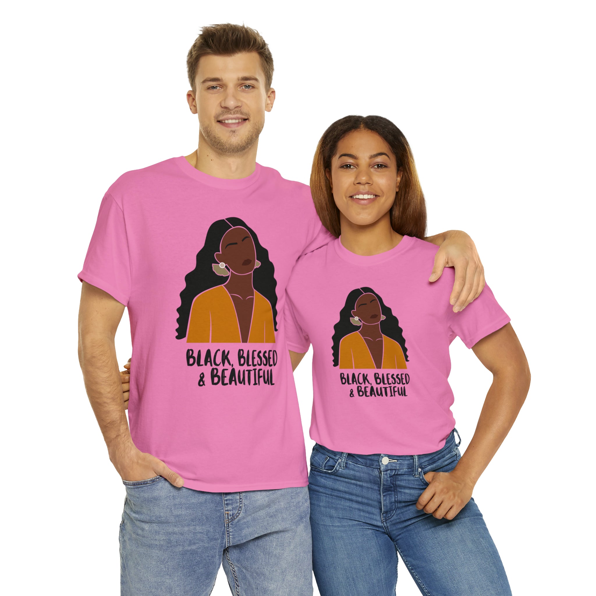 Black, Blessed & Beautiful Shirt | Empowered & Beautiful Cotton T-shirt
