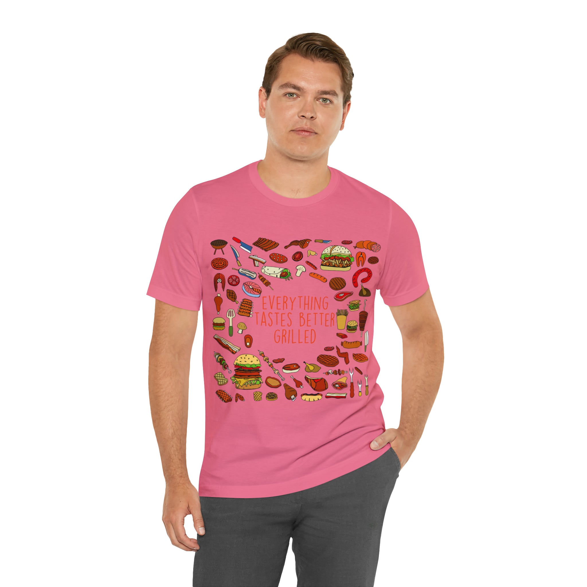 Everything Tastes Better Grilled Shirt | Grilling Love Unisex T-Shirt