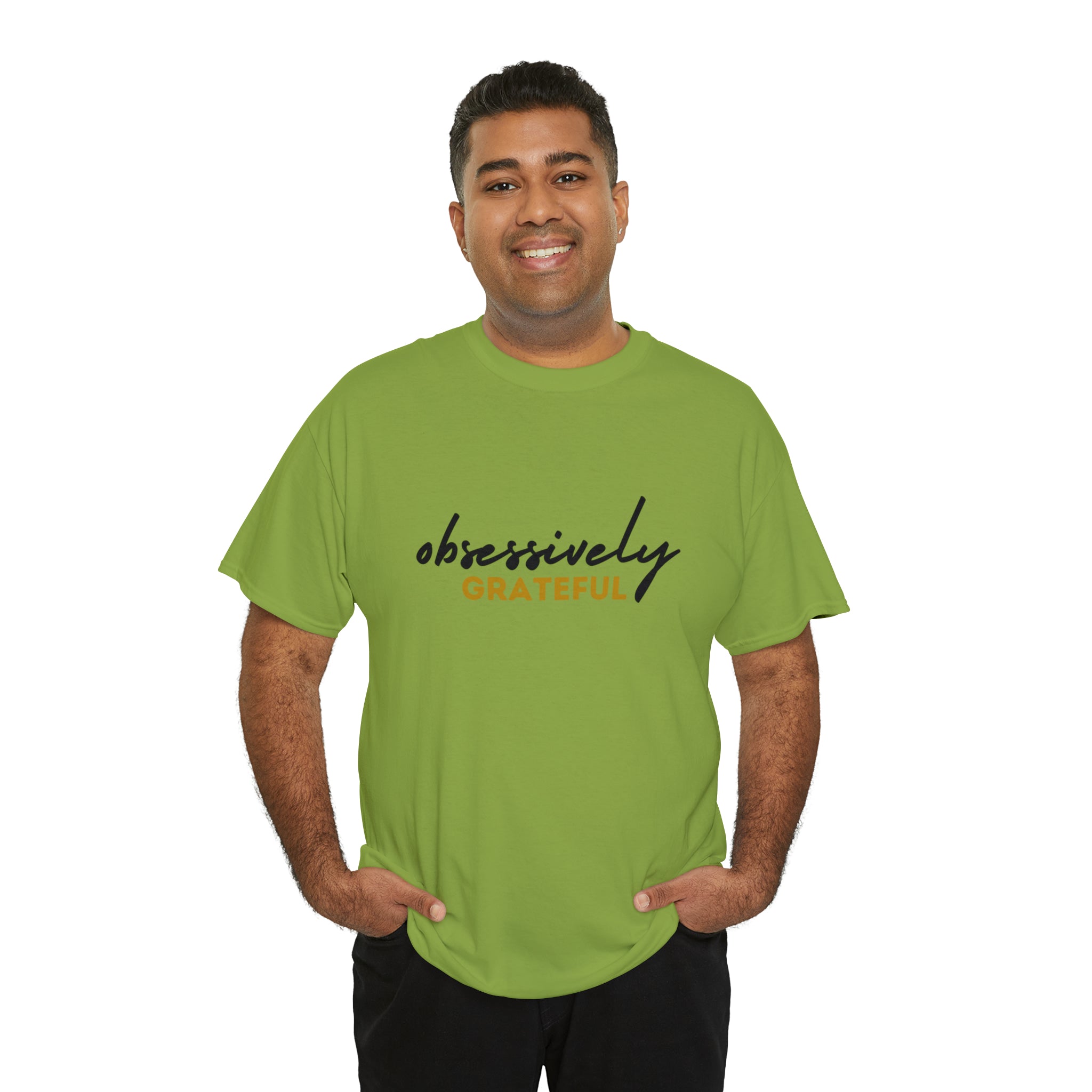 Obsessively Grateful Shirt | Minimalist Unisex T-Shirt