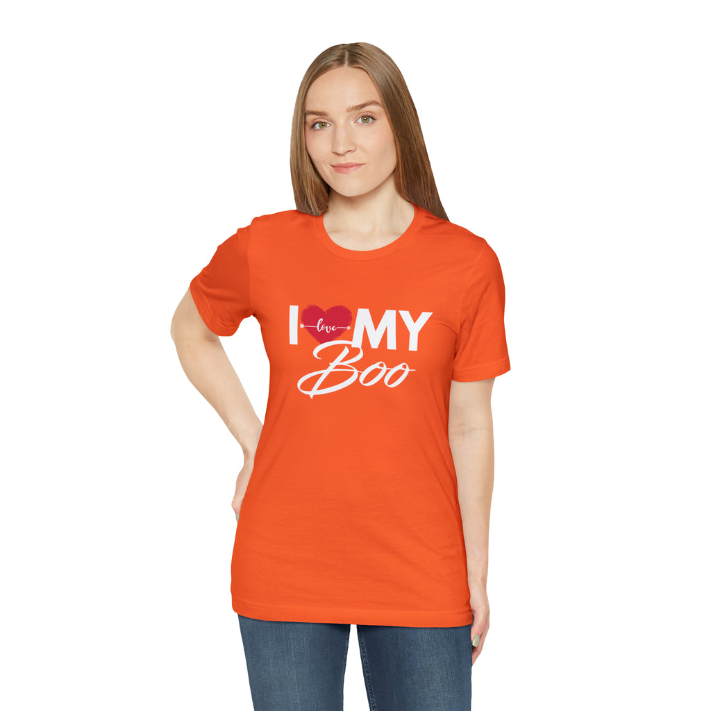 I Love My Boo Shirt | Couple Love T-Shirt, Pair Girlfriend Boyfriend Matching Shirt