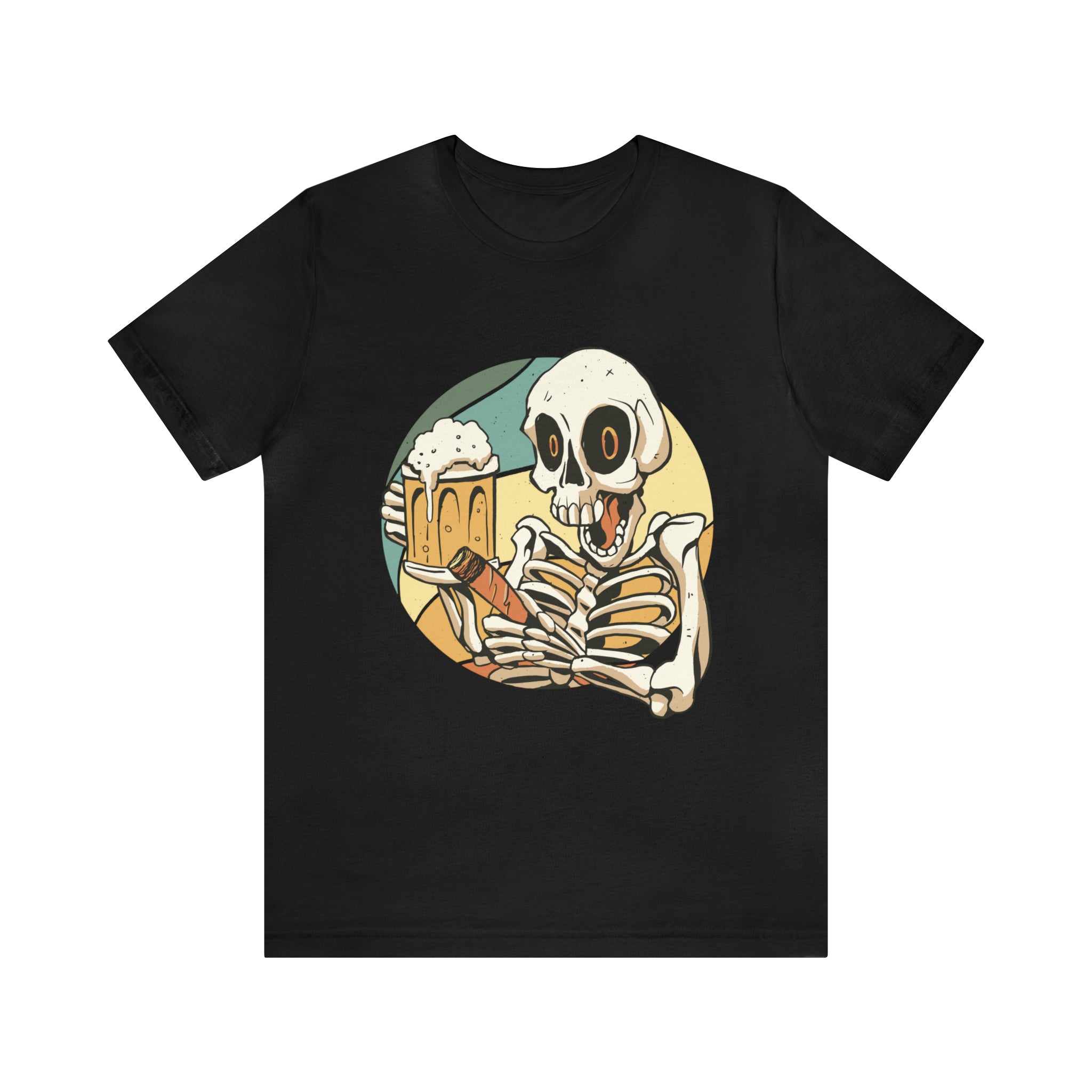 Skeleton Beer Shirt | Drink Beer Unisex T-Shirt
