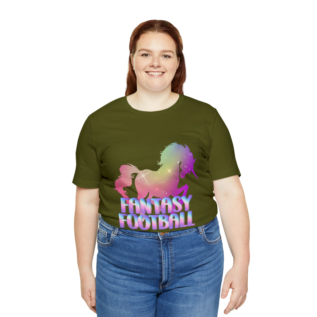 Fantasy Football Pink Shirt | Unicorn Fantasy Football Unisex T-Shirt