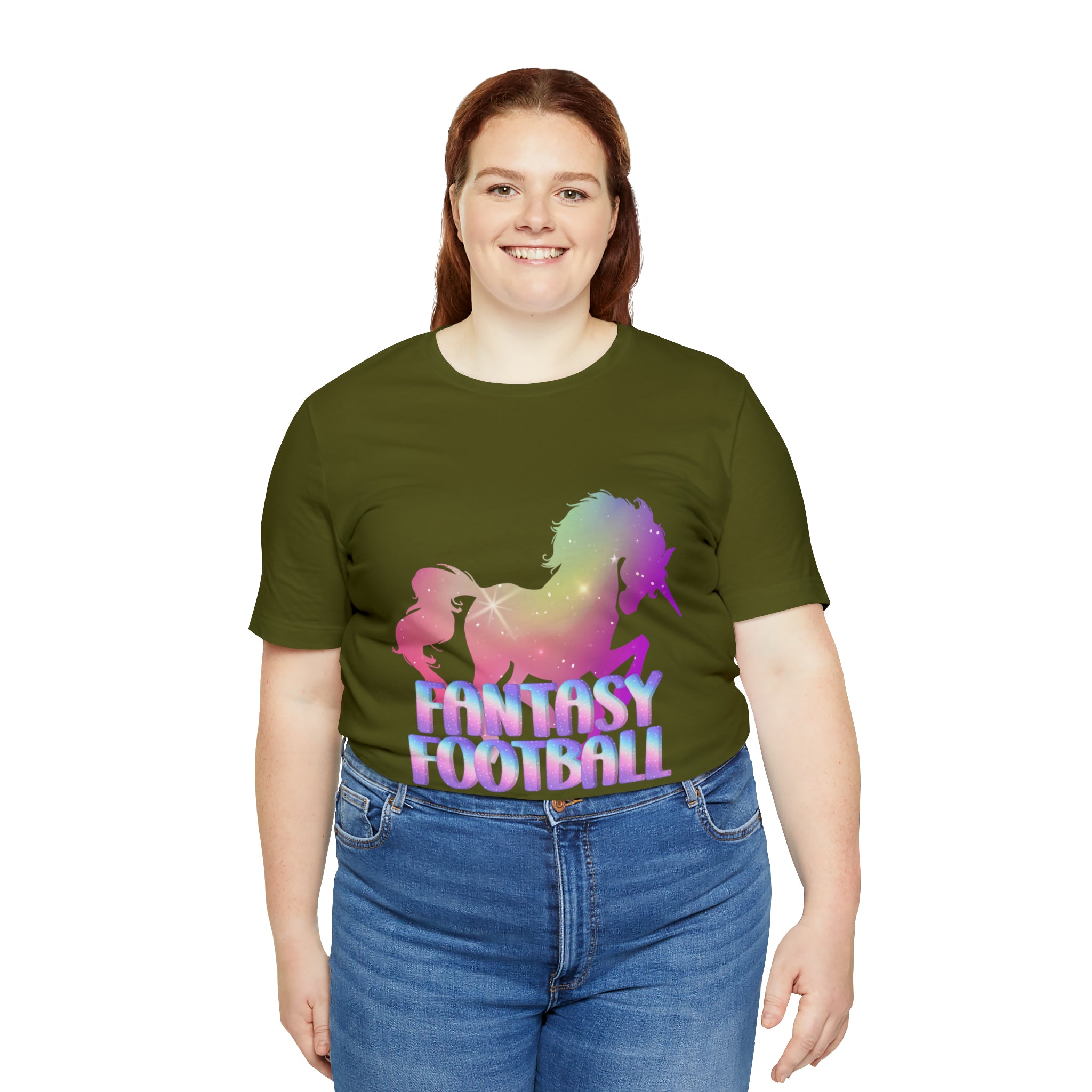 Fantasy Football Pink Shirt | Unicorn Fantasy Football Unisex T-Shirt