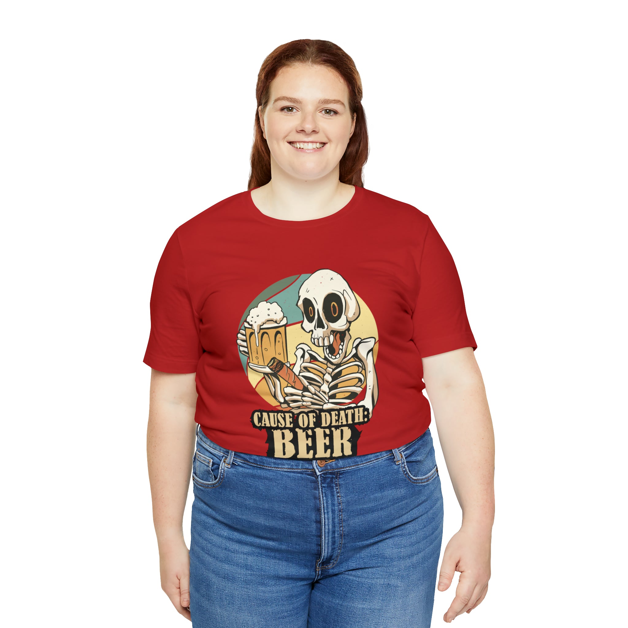 Beer Cause of Death Shirt | Drink Beer Unisex T-Shirt