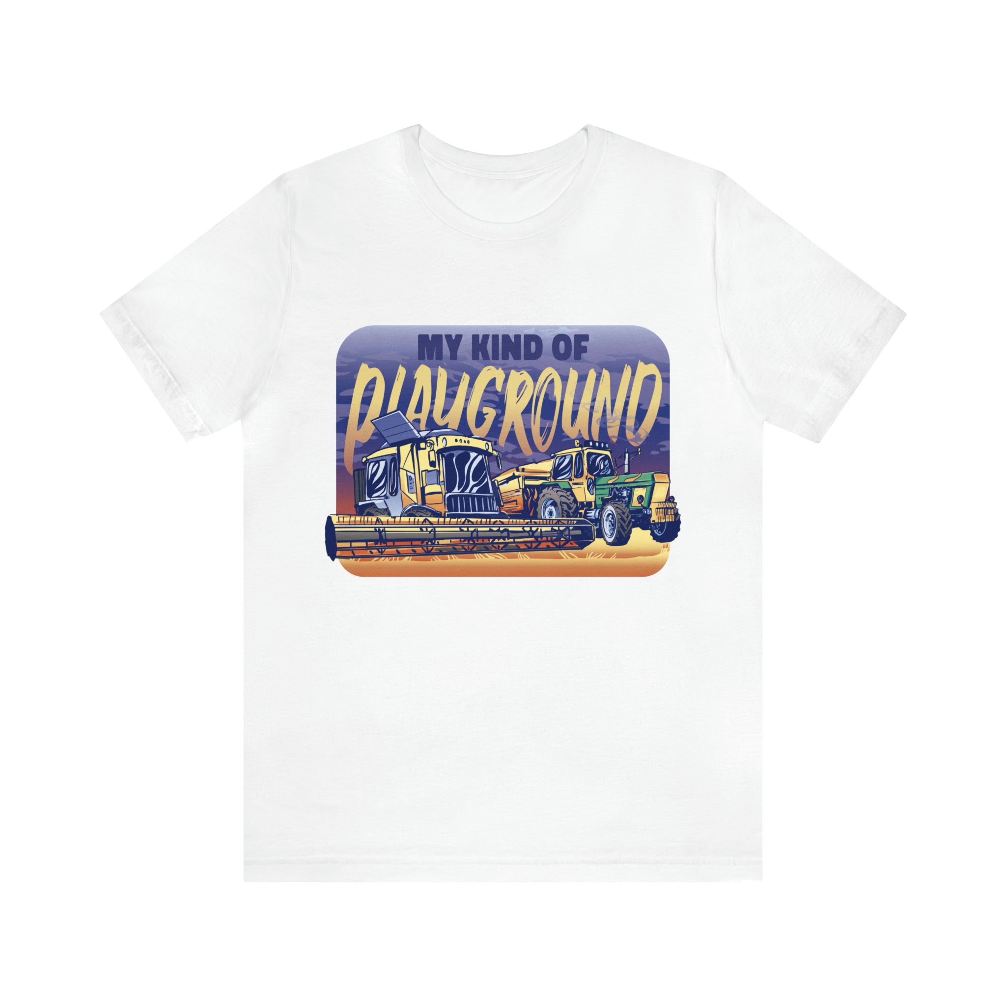 Tractor Farmer Playground Shirt | Tractor Enthusiast Unisex T-Shirt