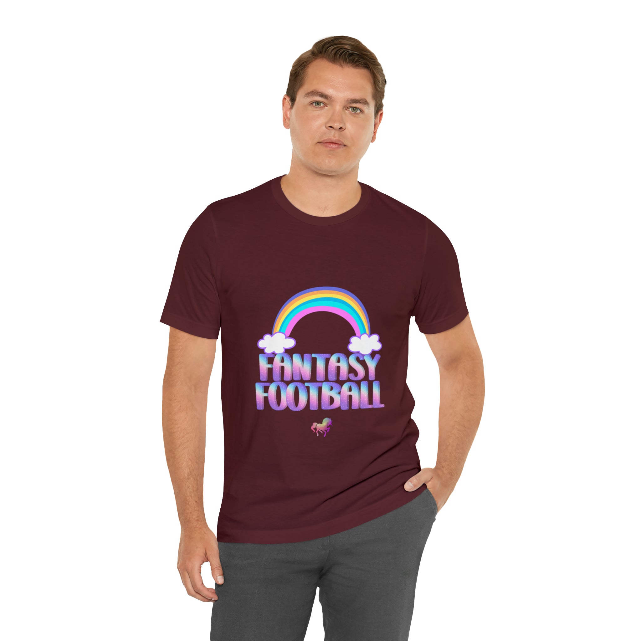 Cute Fantasy Football Shirt | Pink Cute Fantasy Football Unisex T-Shirt