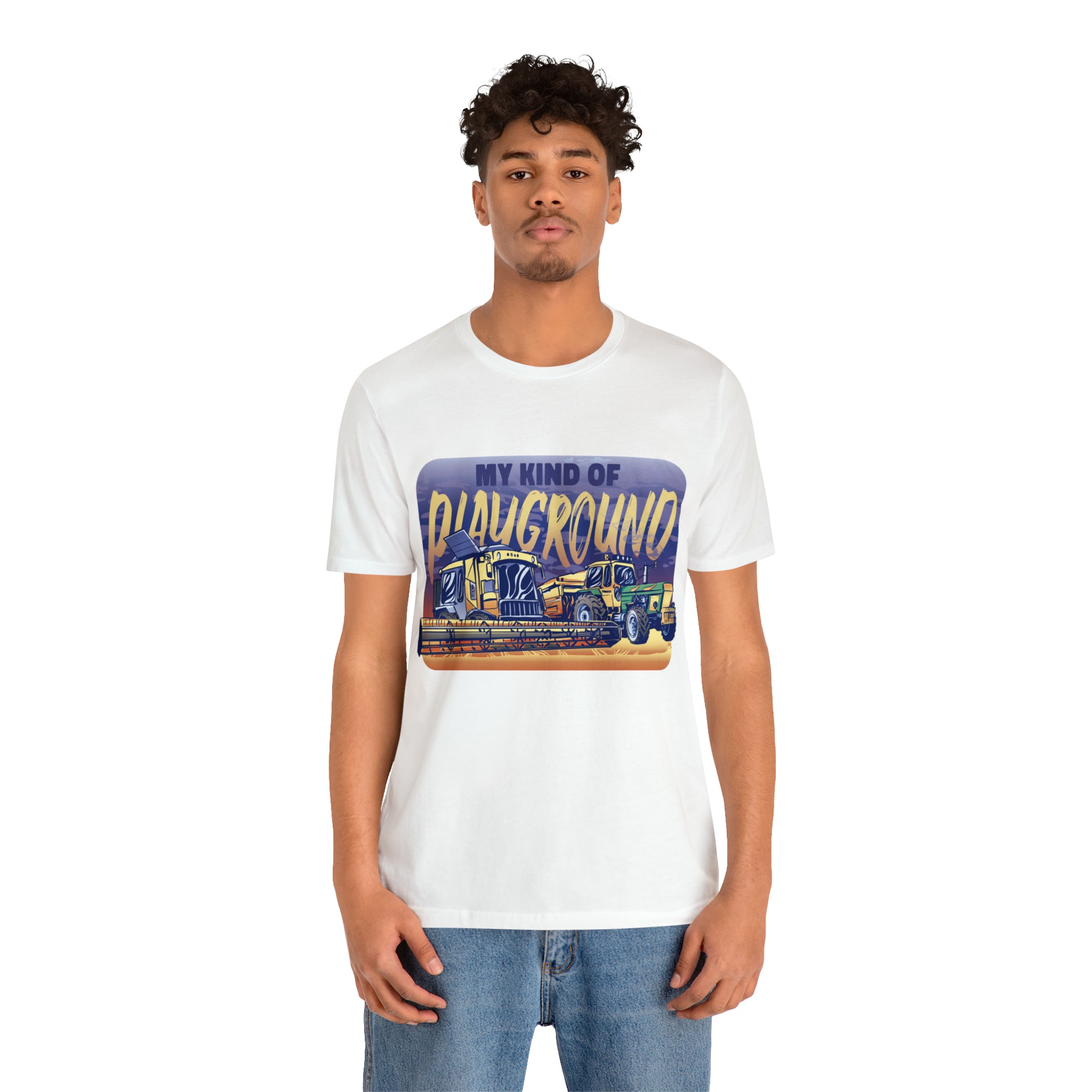 Tractor Farmer Playground Shirt | Tractor Enthusiast Unisex T-Shirt