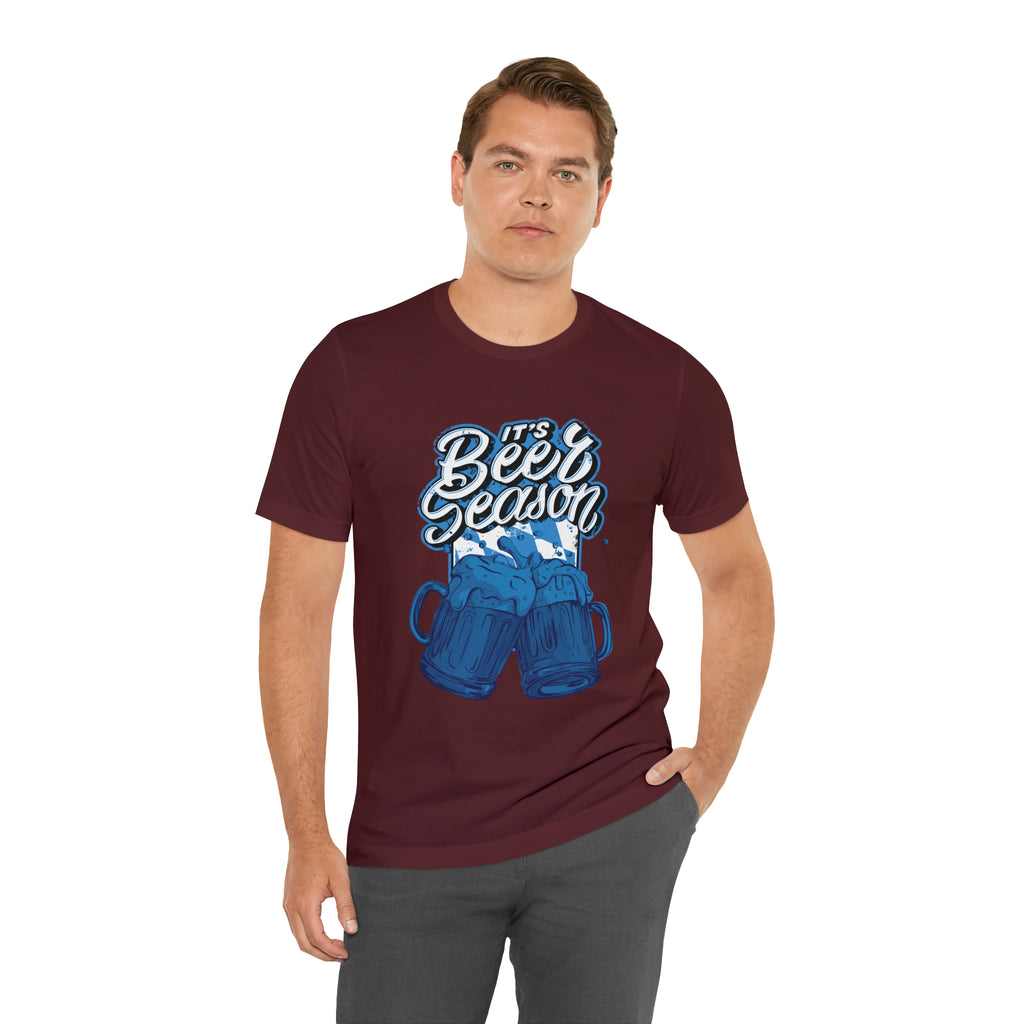 Beer Season Blue Shirt | Drink Beer Unisex T-Shirt
