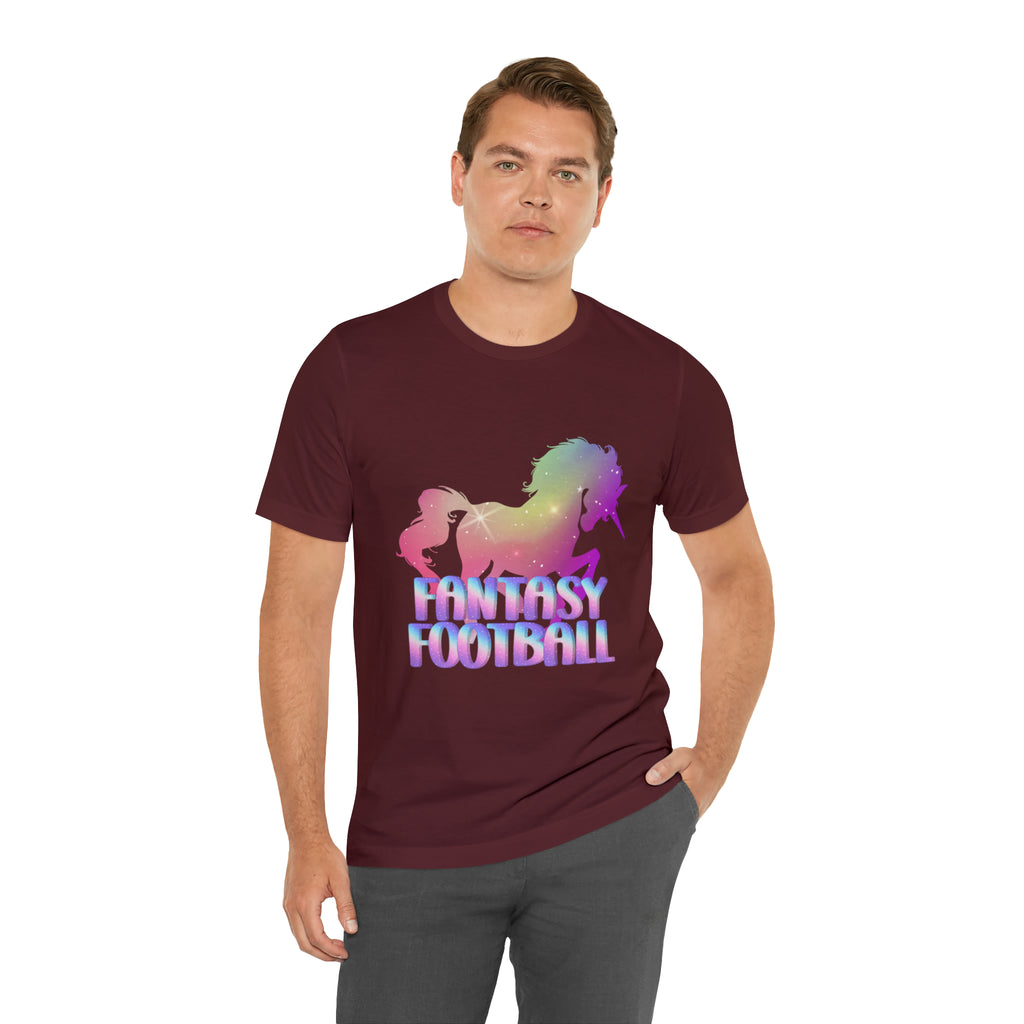 Fantasy Football Pink Shirt | Unicorn Fantasy Football Unisex T-Shirt