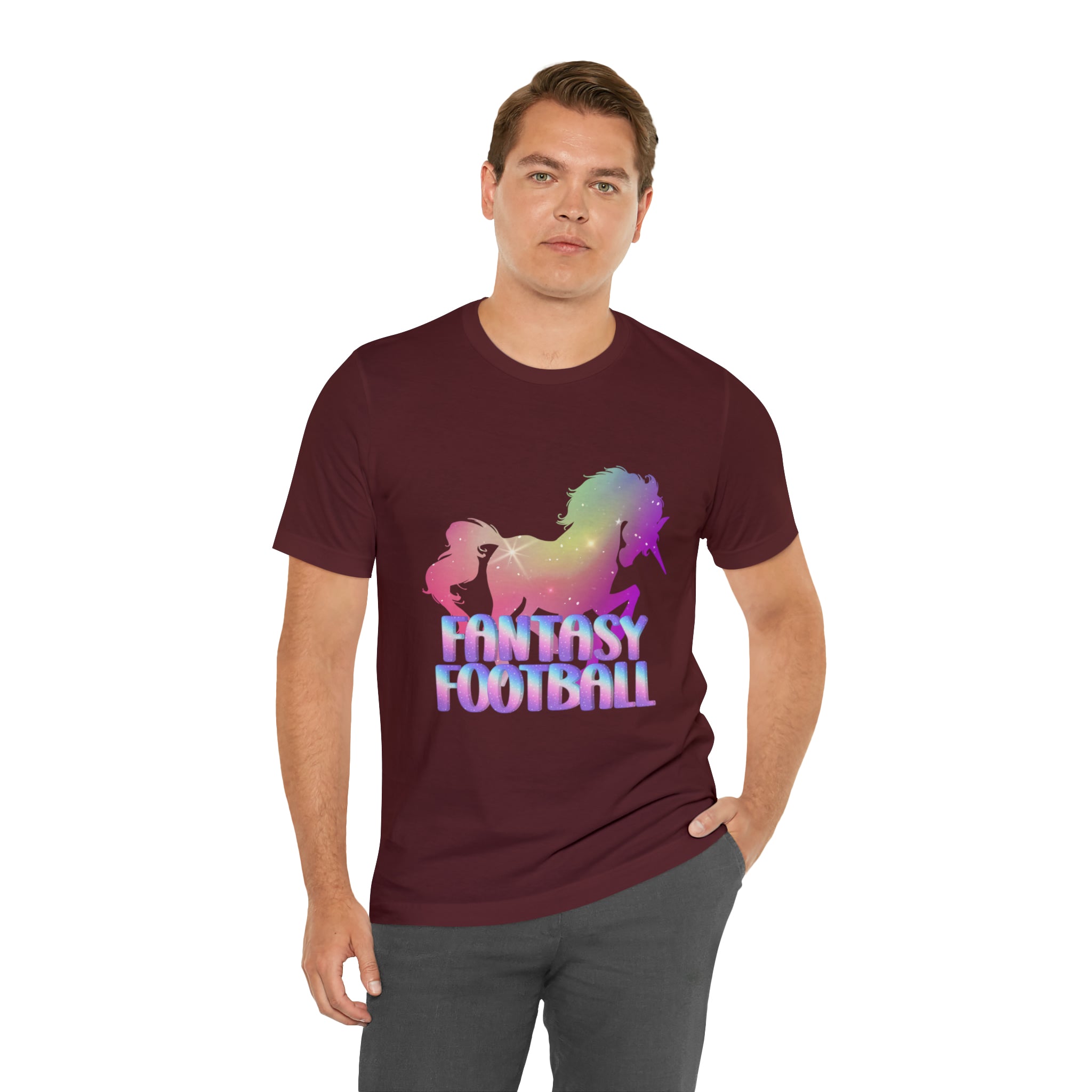 Fantasy Football Pink Shirt | Unicorn Fantasy Football Unisex T-Shirt