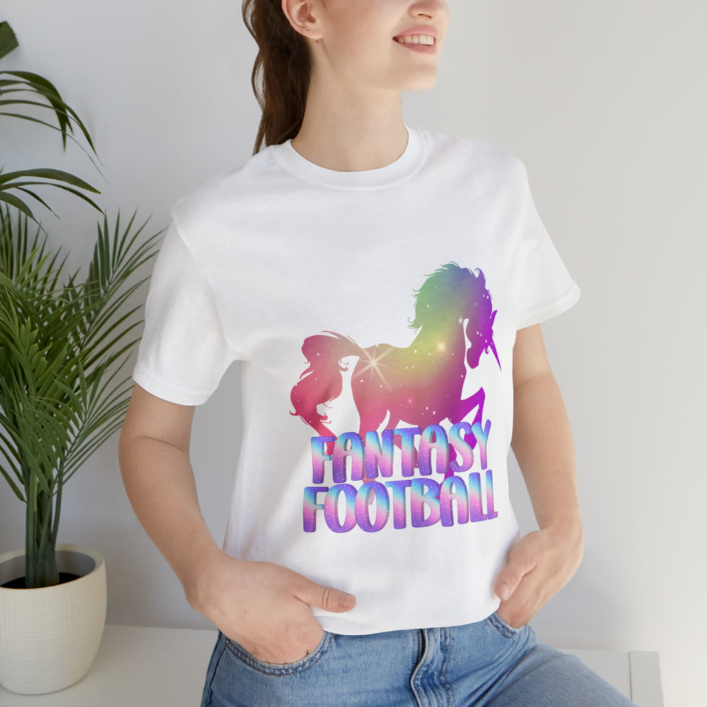 Fantasy Football Pink Shirt | Unicorn Fantasy Football Unisex T-Shirt