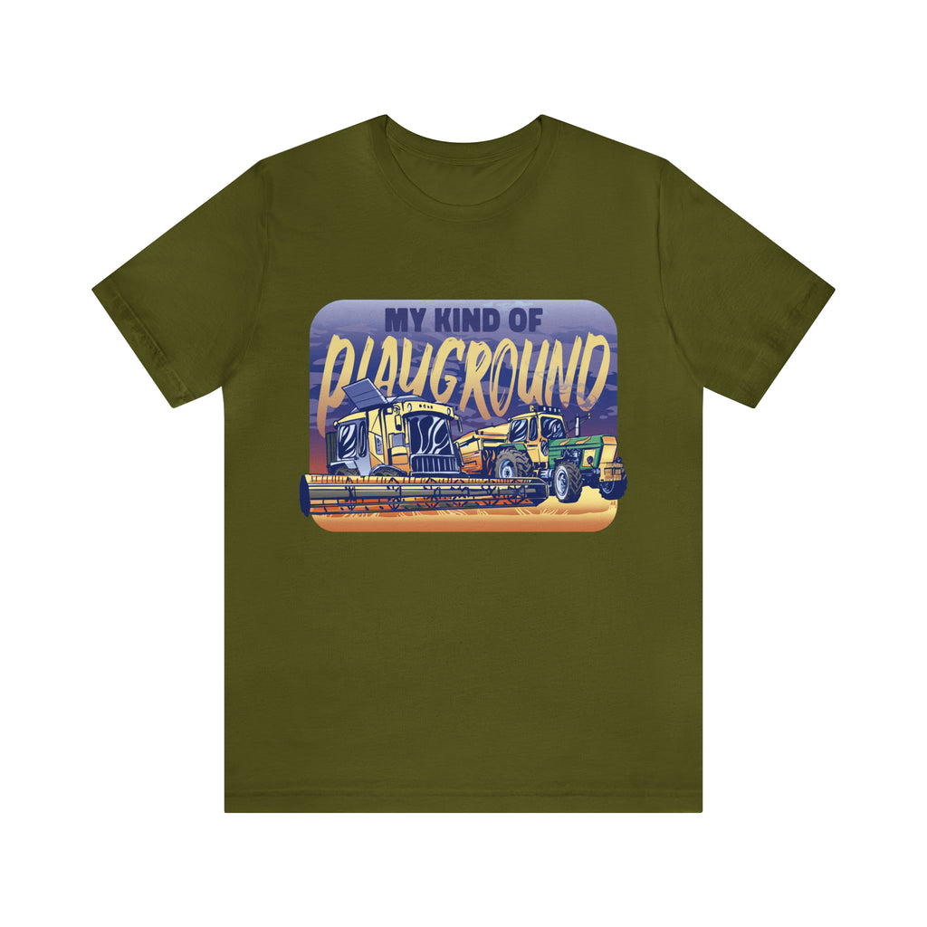 Tractor Farmer Playground Shirt | Tractor Enthusiast Unisex T-Shirt