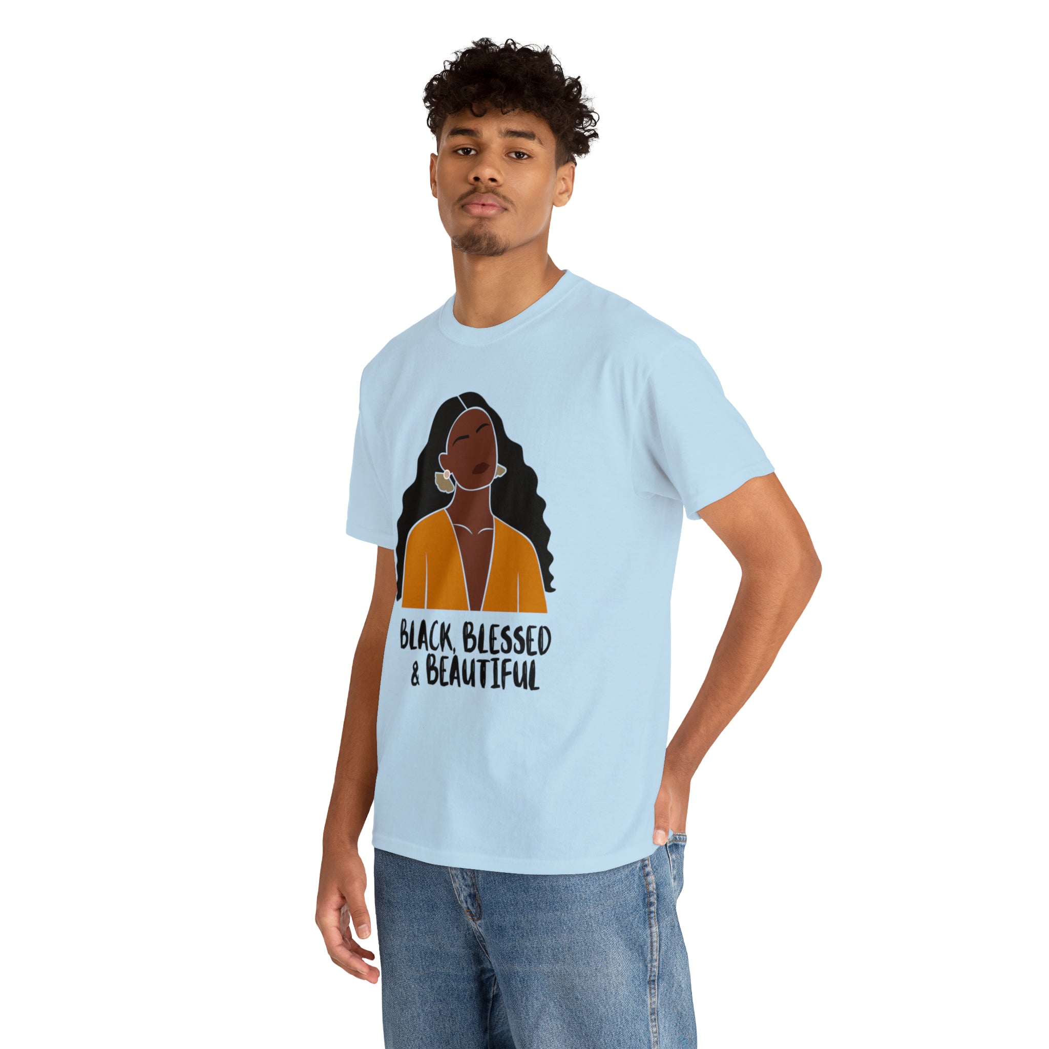 Black, Blessed & Beautiful Shirt | Empowered & Beautiful Cotton T-shirt