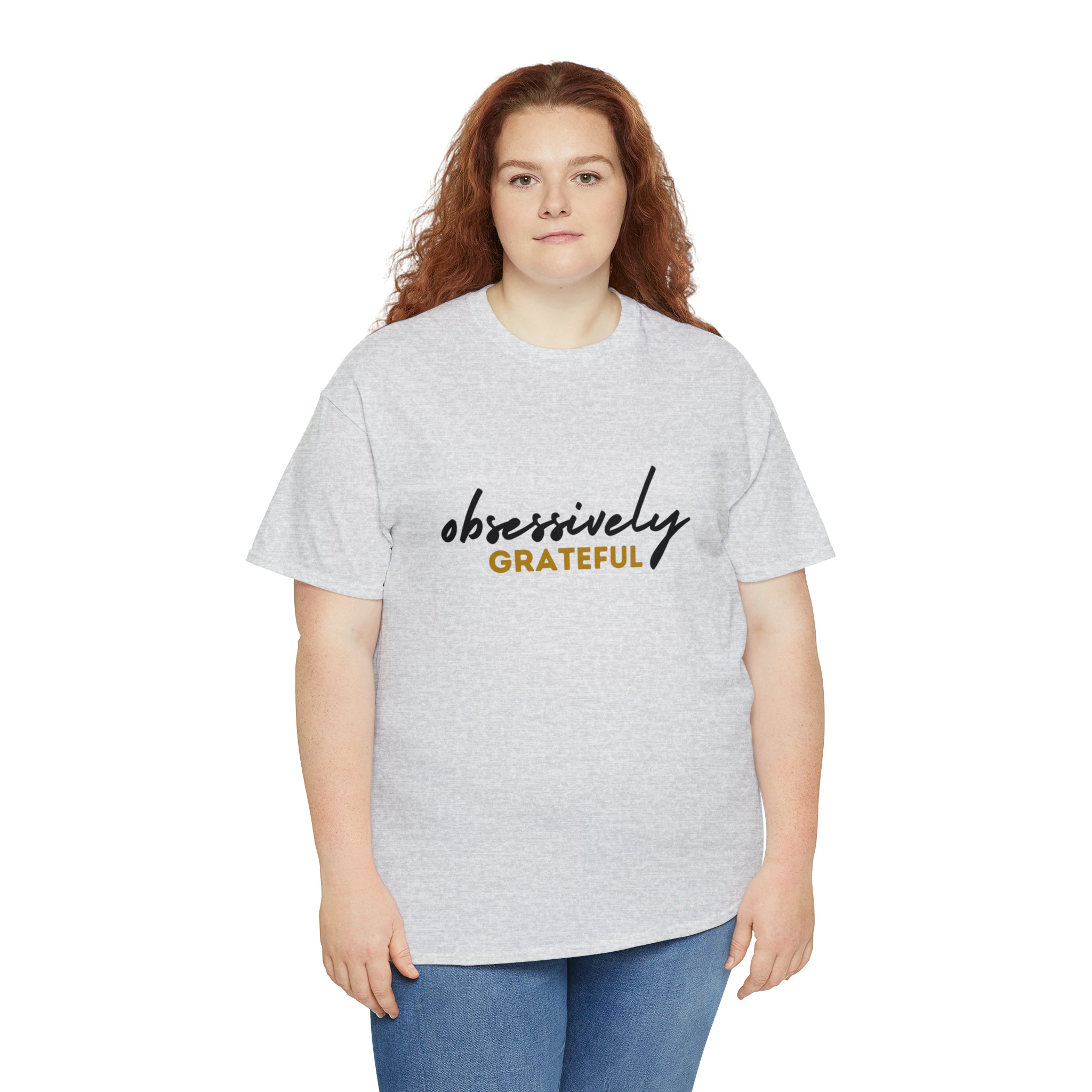 Obsessively Grateful Shirt | Minimalist Unisex T-Shirt