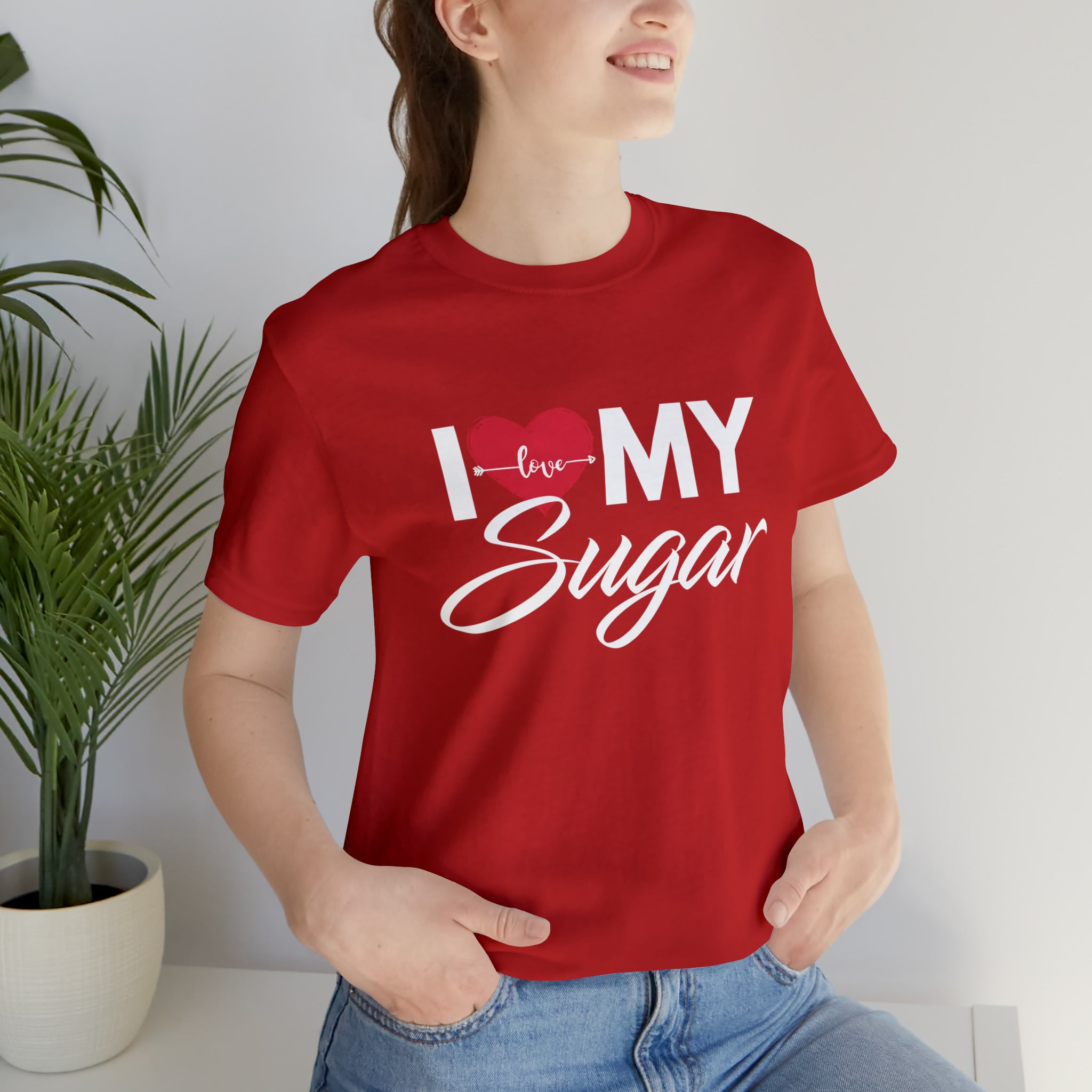 I Love My Sugar Shirt | Couple Love T-Shirt, Pair Girlfriend Boyfriend Matching Shirt