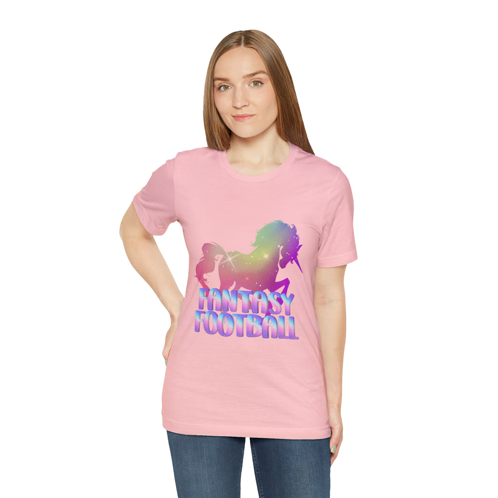 Fantasy Football Pink Shirt | Unicorn Fantasy Football Unisex T-Shirt
