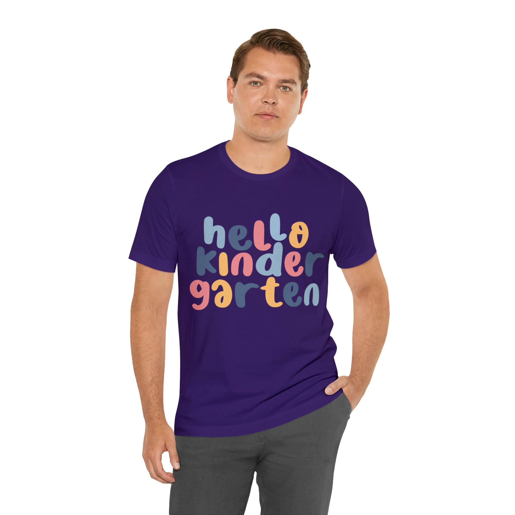 Hello Kindergarten School Shirt | First day of School Unisex T-Shirt