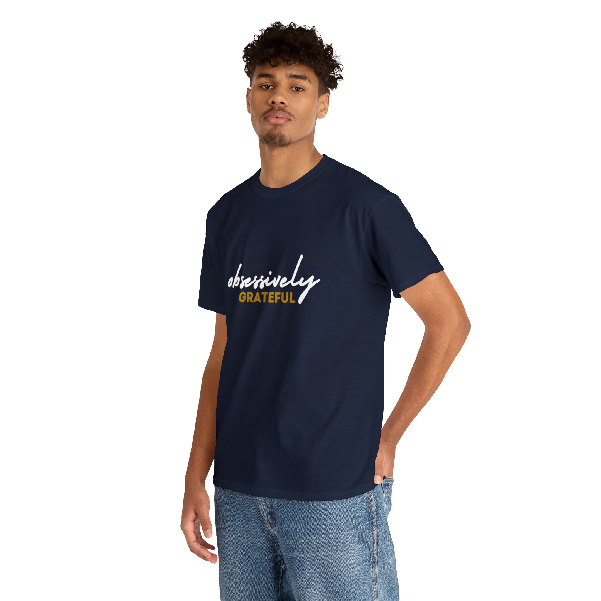 Obsessively Grateful Shirt | Minimalist Unisex T-Shirt