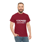 Stronger Than Cancer Shirt | Cancer Warrior Support Unisex T-Shirt