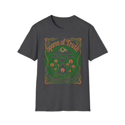 Mushroom 'Spores of Truth' T-Shirt — Psychedelic Fungi Graphic Tee